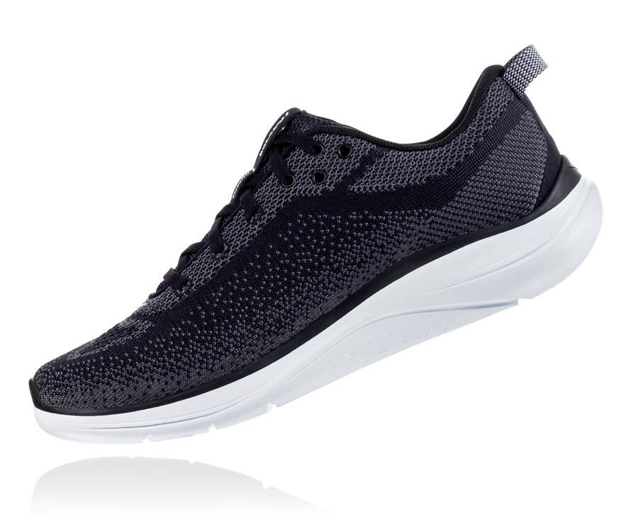 Hoka One One Tenisky Damske Čierne/Biele - Hupana Flow - 64102-HRXE